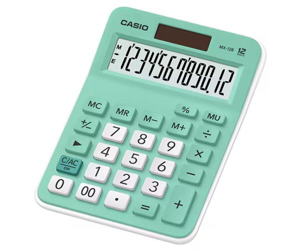 Casio MX‑12B 12‑Digit Mini Desk Calculator