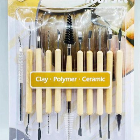 Clay Tool Set E0380 – 11-Piece Sculpting Kit