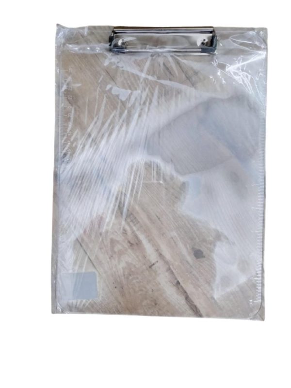 Heavy Duty A4 Clear Clipboard – Exams & Office Use