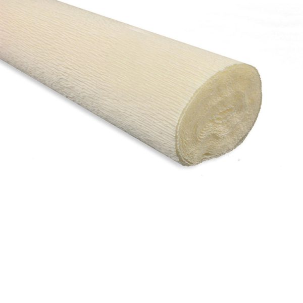 White Crepe Paper – 50cm x 2m for Gift Wrapping, Floristry, Crafts & Party Decorations