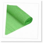 Light Green Crepe Paper - 50cm x 2.5m for Party Decor, Gift Wrapping & Floristry
