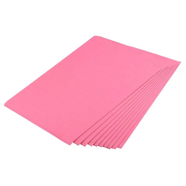 A4 Pink Corrugated Paper – 10 Sheets (E50)