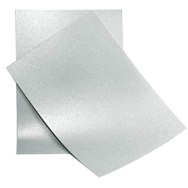 A4 Shiny Silver Corrugated Paper – 10 Sheets (E50)