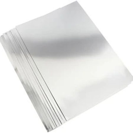 A4 Shiny Silver Corrugated Paper – 10 Sheets (E50)