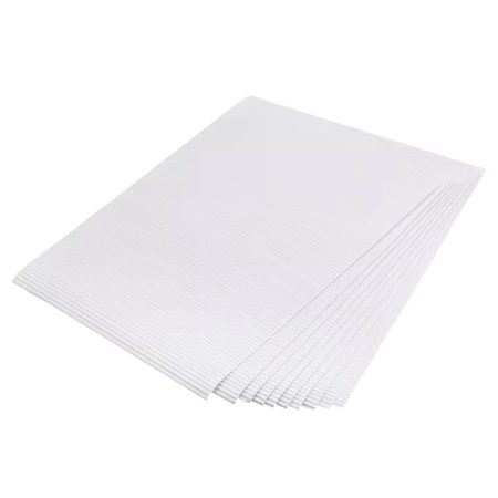 A4 White Corrugated Paper – 10 Sheets (E50)