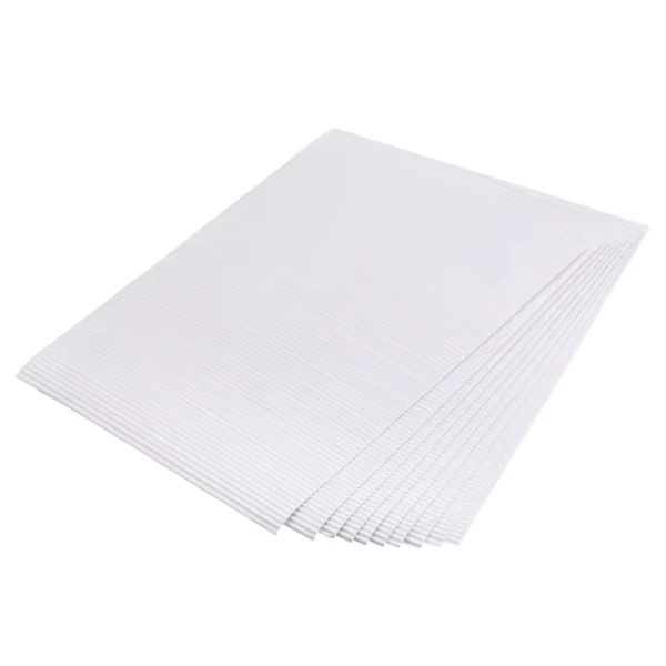 A4 White Corrugated Paper – 10 Sheets (E50)