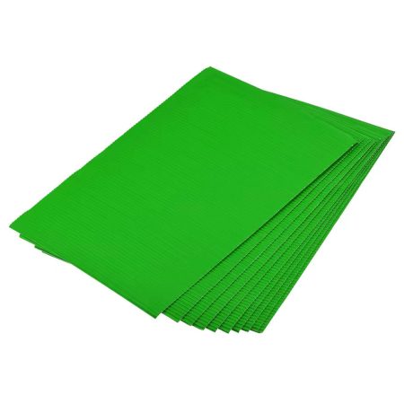 A4 Green Corrugated Paper – 10 Sheets (E50)