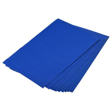 A4 Dark Blue Corrugated Paper – 10 Sheets (E50)