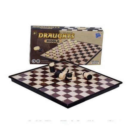 Magnetic Draught / Checkers Board Game – 32cm x 32cm