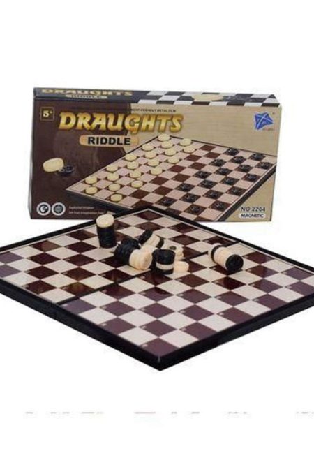 Magnetic Draught / Checkers Board Game – 32cm x 32cm