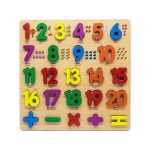 Wooden Alphabet Letters & Numbers 3D Puzzle Set