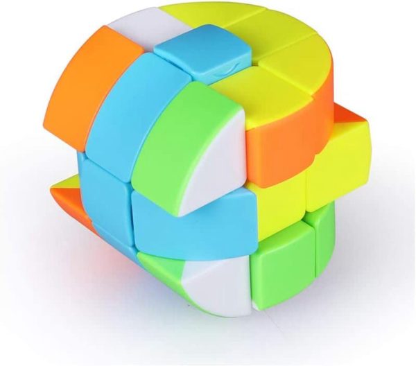 Magic Round Cylindrical 3x3x3 Rubik’s Cube – Brain Game