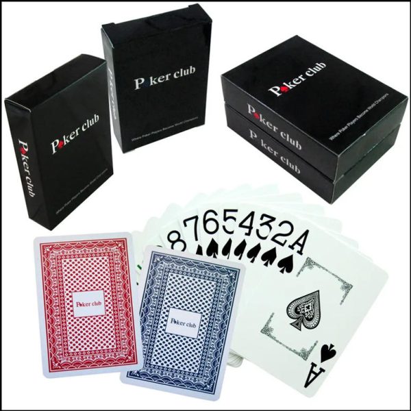 Poker Club Plastic Playing Cards – Durable & Fun Game