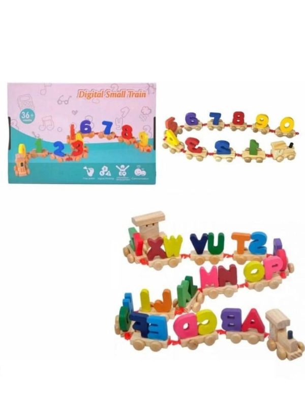 Digital Train Toy for Kids – Letters & Numbers (Small)