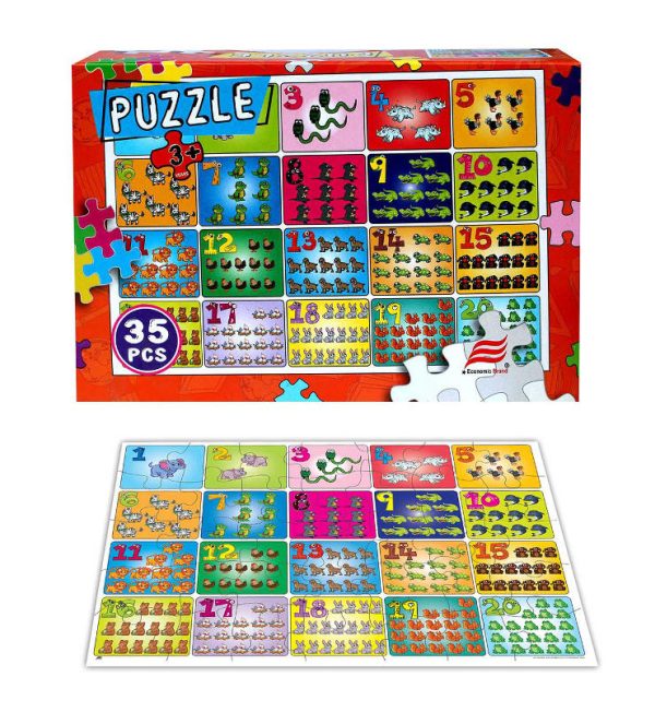 Eco Puzzles 35 Piece – Numbers 1-20