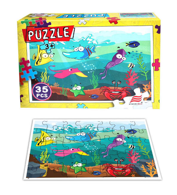 Eco Puzzles 35 Piece - Sea Life