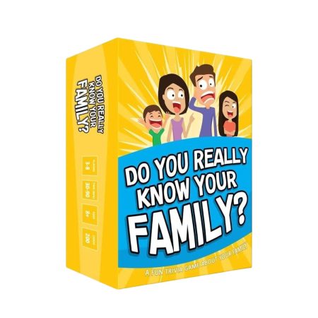 Do You Really Know Your Family? Trivia Board Game