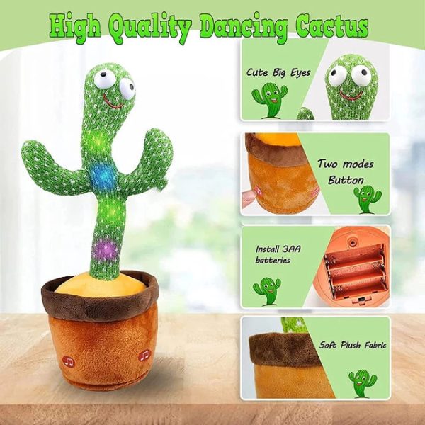 Dancing and Talking Cactus Toy