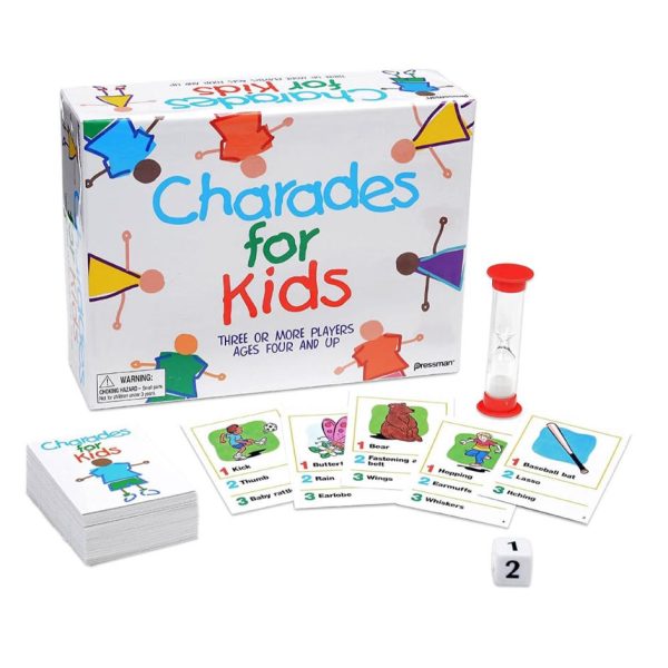 Charades for Kids & Family Fun Card Game