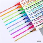 Magic JM6568 Highlighter Pen Set – 10 Colors for School, Office & Study