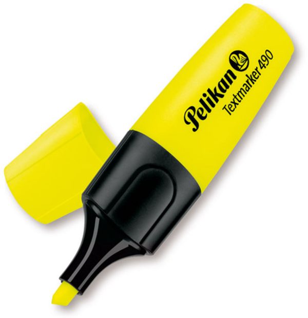 Pelikan Yellow Highlighter – Fluorescent Marker for Office, School & Study