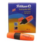 Pelikan Orange Highlighter – Fluorescent Marker for Office, School & Study
