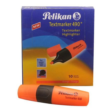 Pelikan Orange Highlighter – Fluorescent Marker for Office, School & Study