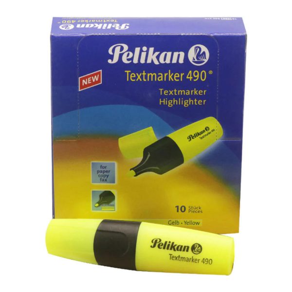 Pelikan Yellow Highlighter – Fluorescent Marker for Office, School & Study