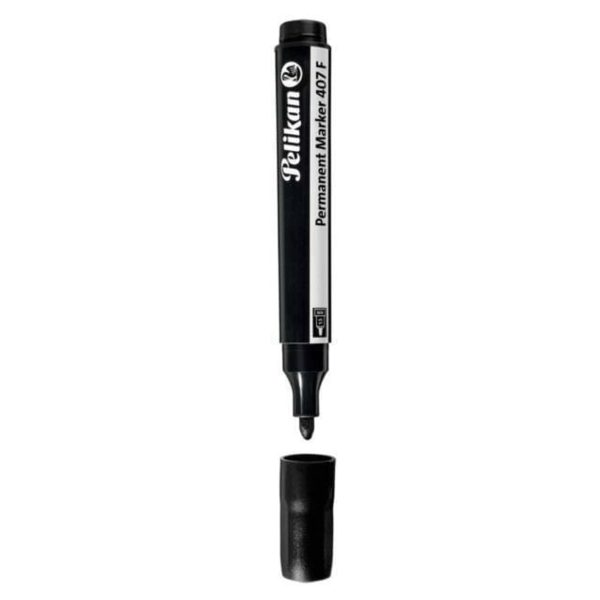 Pelikan 407F Permanent Marker – Fine Tip Black