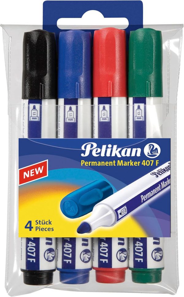 Pelikan 407F Permanent Marker – Fine Tip Green
