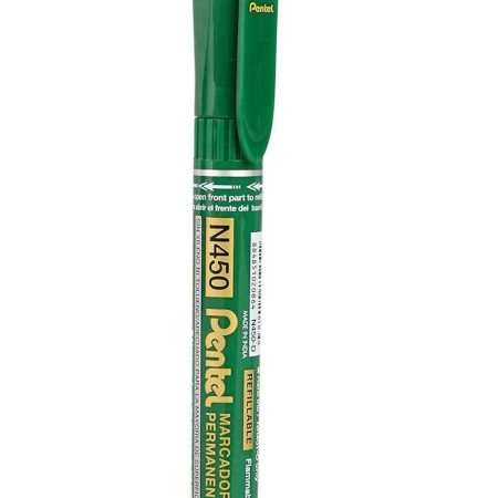 Pentel N450 Green Permanent Marker