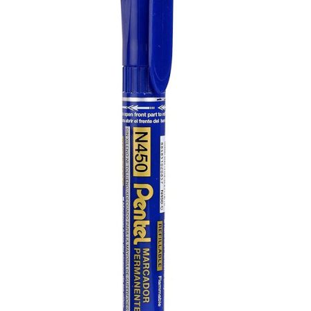 Pentel N450 Blue Permanent Marker