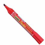 Pentel N460 Red Chisel Permanent Marker