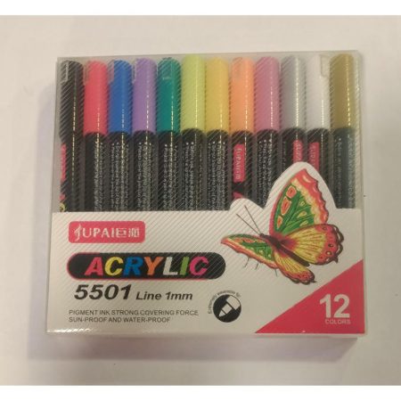 Acrylic 5501 Paint Marker 1.0mm – 12 Pieces