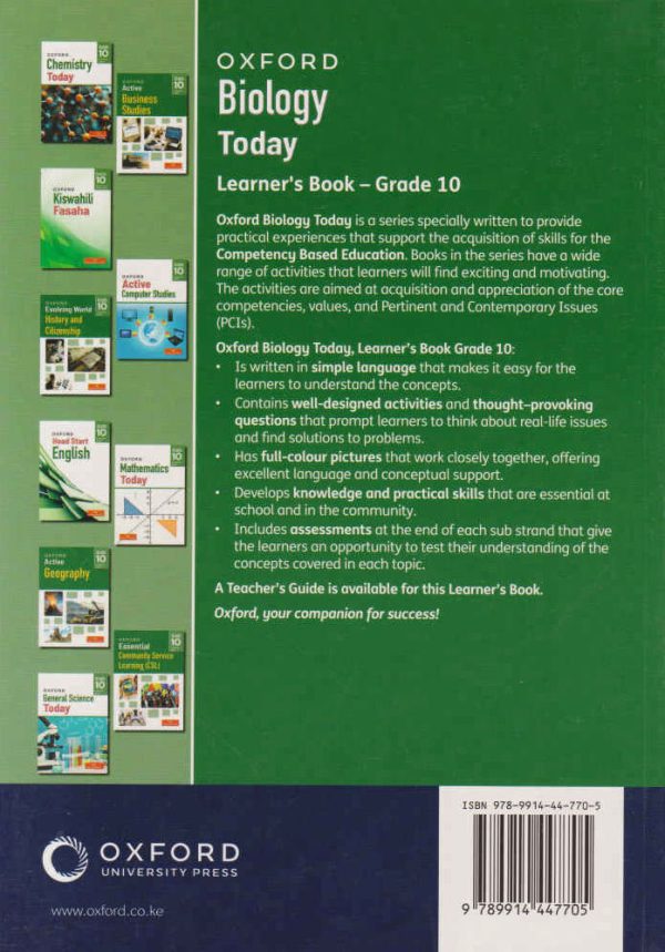 Oxford Biology Today Grade 10