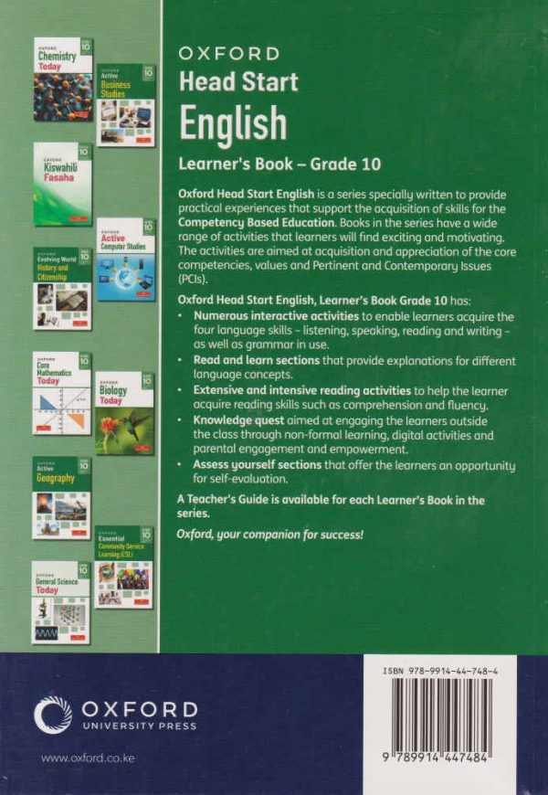 Oxford Head Start English Grade 10