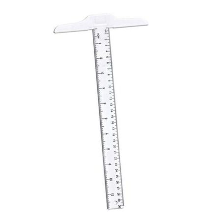 T-Square Ruler 45cm – Clear Heavy Duty