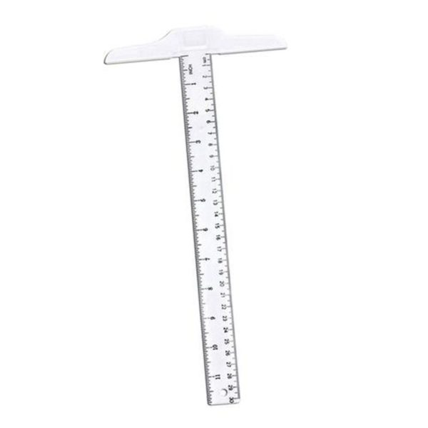 T-Square Ruler 45cm – Clear Heavy Duty