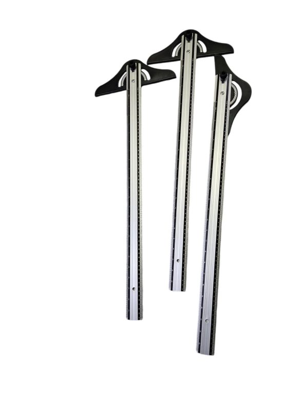 T-Square Aluminum Ruler – 60cm Adjustable