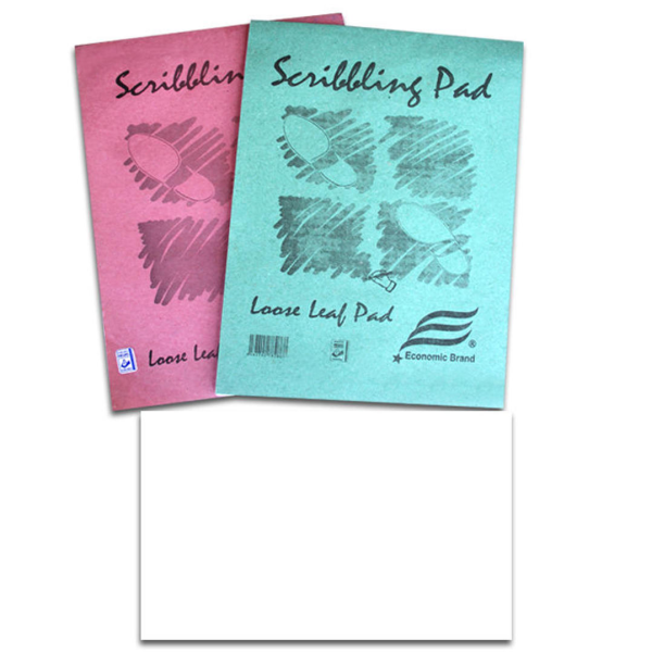 Economic Scribbling Loose Leaf Pads, A4 Size