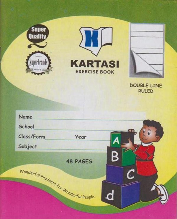 Kartasi A5 48pg Double Line Exercise Book