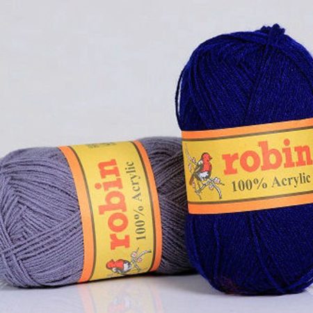 Robin 100% Acrylic Hand Knitting Yarn – 4 Ply Soft & Durable