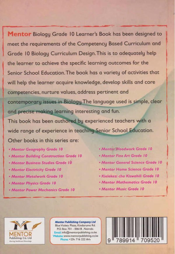 Mentor Biology Grade 10
