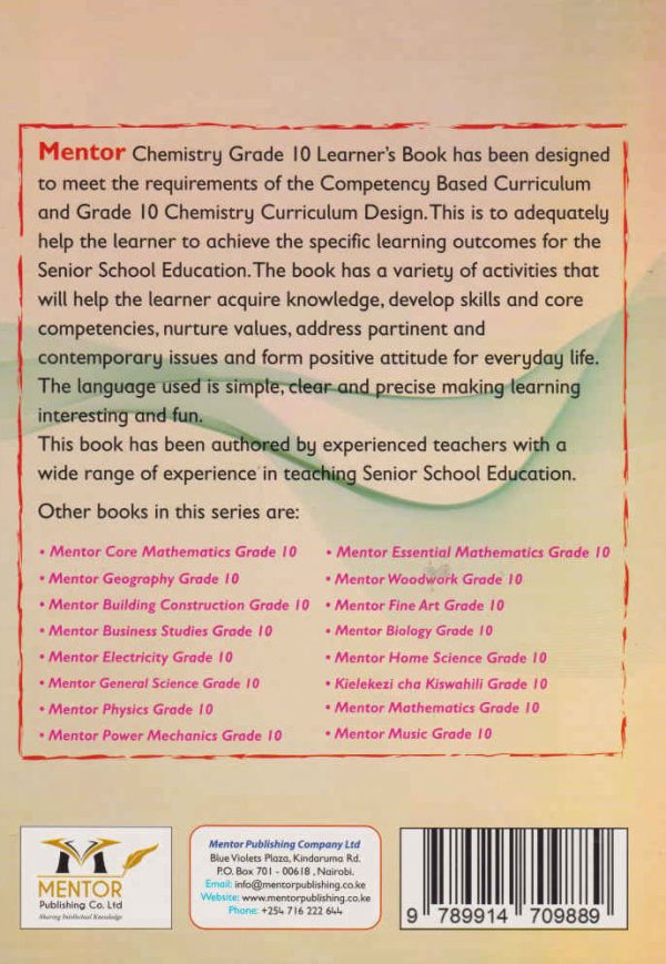 Mentor Chemistry Grade 10