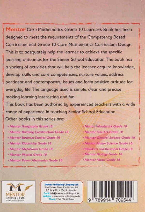 Mentor Core Mathematics Grade 10