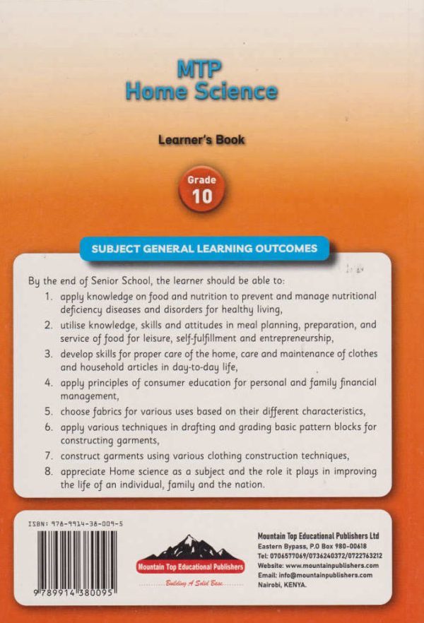 MTP Home Science Grade 10