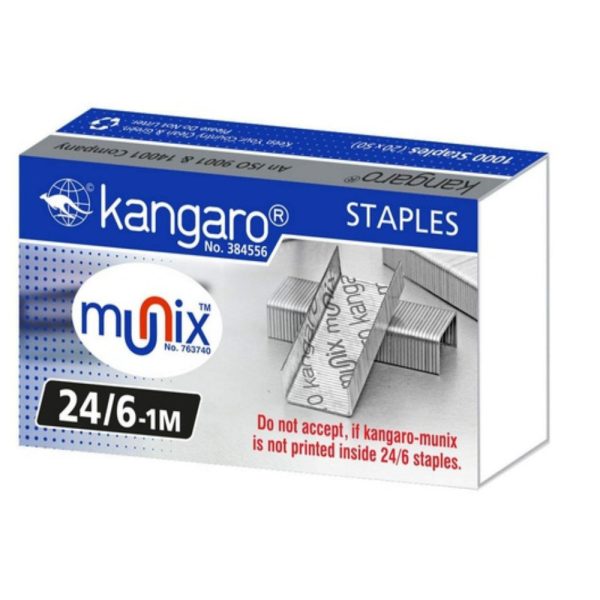 Kangaro Staple Pins 24/6 (1M/pkt)